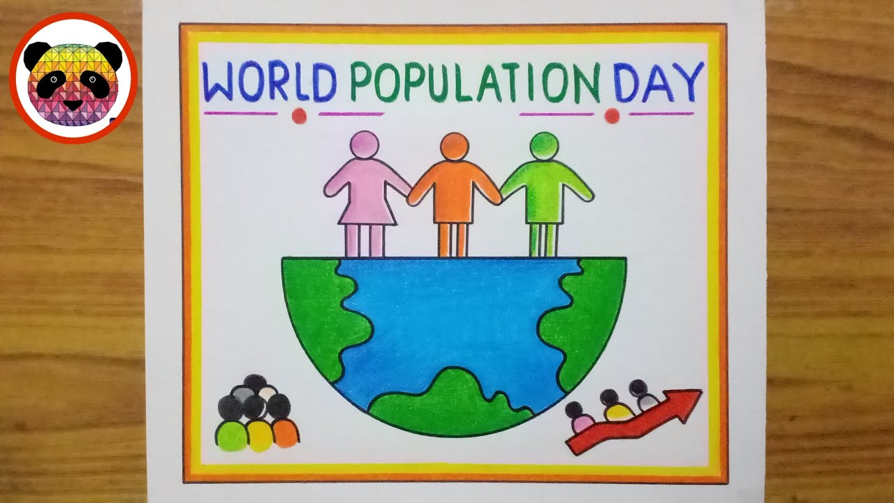 World Population Day Drawing / World Population Day Poster / World ...