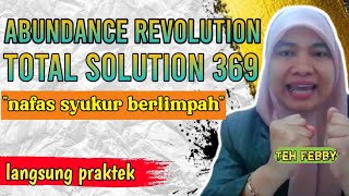 05 ABUNDANCE sadar nafas Syukur teh febby #abundance