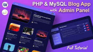 Complete PHP & MySQL Project Tutorial from Scratch Blog App using HTML CSS JavaScript PHP & MySQL