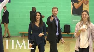 Meghan Markle And Prince Harry Were Total Sports At This Fun Gymnasium Event | TIME