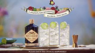 Make the Effortless HENDRICK'S FLORA ADORA GIN \u0026 Tonic