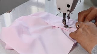 HOW TO SEW A PLACLE ON A WOMEN'S SHIRT