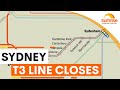 Sydney T3 train line closes | Sunrise