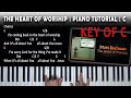 The Heart of Worship | C | Beginner Piano Tutorial