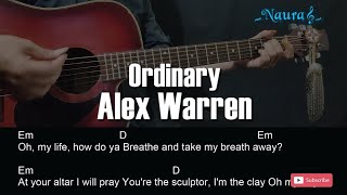 Alex Warren - Ordinary Guitar Chords Lyrics