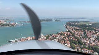 Anflug auf Lido di Venezia (LIPV), Italien