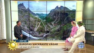 Här är Europas vackraste vägar: "Det är oslagbart" - Nyhetsmorgon (TV4)