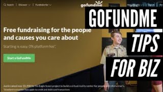 GoFundMe Tips for a Business