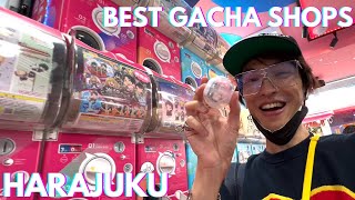 BEST GACHA SHOPS at Harajuku Tokyo ガチャ 原宿 ガチャガチャの森