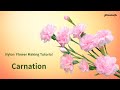 How to make nylon stocking flower : Carnation /Nylon flowers making tutorial/DIY mother's day gift