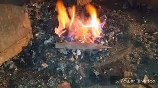 Forging a Stake Anvil From a Railroad Rail End Cut