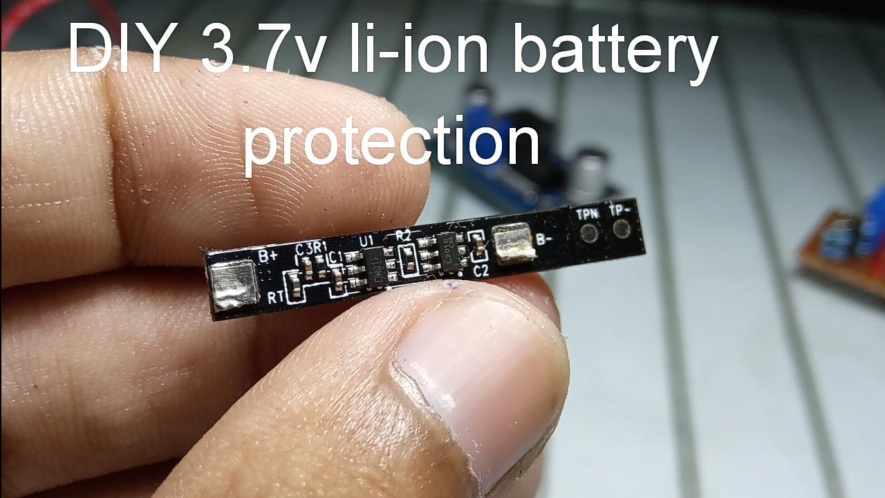 Li Ion Battery Protection Circuit Schematic