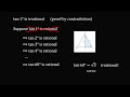 a killer question from japan. is tan 1° a rational number