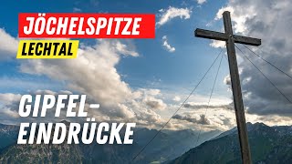 die Jöchelspitze im Lechtal: Impressionen des Gipfels