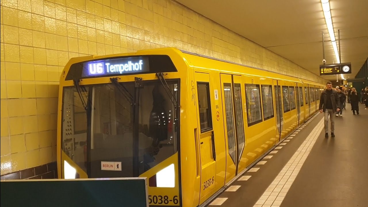 U-Bahn Berlin|Aussetzermitfahrt #2.1 Auf Der U6 Von Mehringdamm Bis ...