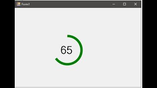 C# winform Rounded Progress bar