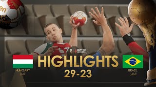 Highlights: Hungary - Brazil | Main Round | 27th IHF Men's Handball World Championship | Egypt2021