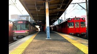 【レア】名市交 7000形 (7101H) 舞木出場回送 柏森駅通過 【100系回送と並ぶ！】