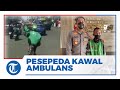 Viral Pesepeda Berjaket Ojek Online Kawal Ambulans, Kapolres Karawang Beri Apresiasi