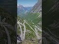 Driving in Trollstigen most popular Road in Norway #shorts