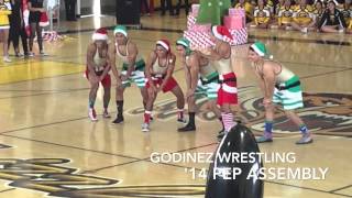 Godinez 2014 Mens Wrestling Team Pep Assembly