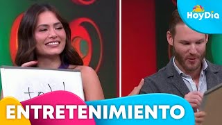 Andrea Meza y Ryan Proctor demuestran qué tanto se conocen | Hoy Día | Telemundo