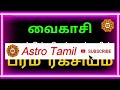 those born in the month of vaikasi vaikasi mathathil piranthavrgal astro tamil