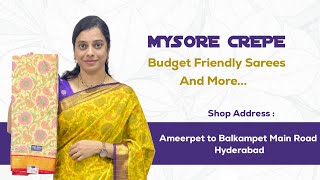 Special Mysore silk,budget friendly Pattu sarees