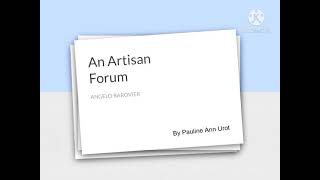 EPO, An Artisan Forum