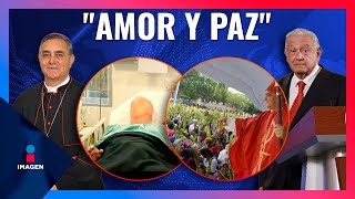 "Amor y paz": López Obrador responde a la Iglesia Católica sobre el caso del obispo Salvador Rangel