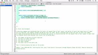 5.4. (Part 2) Paint Job Estimator - Java