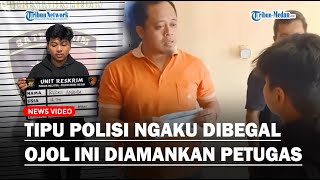 Driver Ojol Tipu Polisi Ngaku Dibegal Karena tak Mampu Bayar Cicilan Motor, Jaket Dilumuri Lipstik