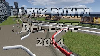 Simulación circuito de Punta del Este para ePrix de Fórmula E Punta del Este 2014