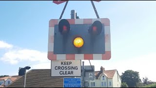 (4K) Sheringham Sweetbriar Lane Level Crossing, Norfolk