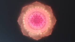 65-cm 3D Sri Yantra in Leisure A Scene - Ananda.One Wall Light Sculpture