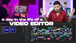 A day in the life of an Indian Video Editor @lakshaychaudhary @SAMRATBHAI | Rachit Singh