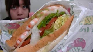 【SUBWAY】ターキーベーコンエッグ＆テリヤキチキン＆海老アボカド【野菜たっぷり】