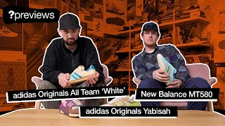 adidas Originals All Team 'White', New Balance MT580, adidas Originals Yabisah - size?previews EP04