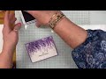 Check out this super easy and quick card using the Painted Lavender Stamp set.