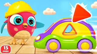 Kartun untuk bayi bersama Hop Hop si Burung Hantu | Mobil mainan untuk anak & mainan bayi