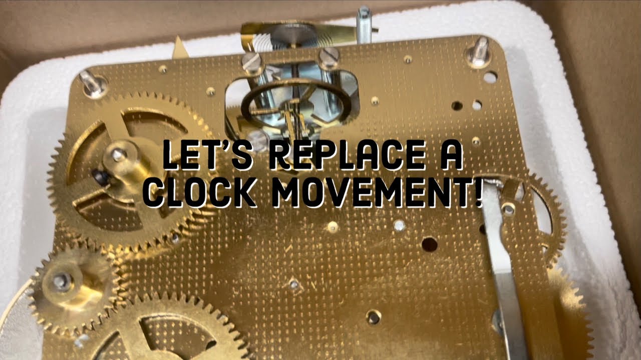 Replacing A Hermle 340-020 Movement - YouTube