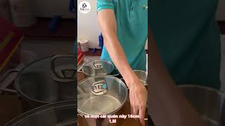 Chỉ với hơn 2tr bạn đã sở hữu bộ nồi cao cấp nội địa Đức 4 món #bonoiwmf #bonoiduc #shibishop