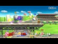 Super Smash Bros Wii U Online Battle Kirby vs. Peach vs. Palutena vs. Mega Man