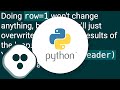 How to skip the headers when processing a csv file using Python?