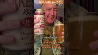 Lakeside Lager by Ithaca Beer Co of Ithaca, NY! #BeerGoals Best Craft lager? #craftbeer #beer #beers