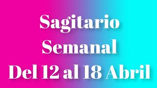 SAGITARIO ⭐ TAROT SEMANAL DEL 12 AL 18 ABRIL ⭐ TE DAS LA OPORTUNIDAD EN EL AMOR ...