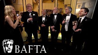 The Sound Team from Dunkirk talk backstage on their BAFTA win