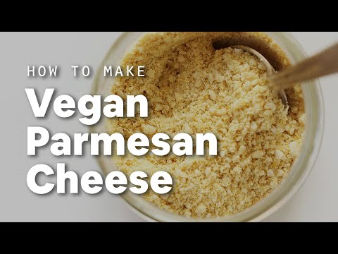 5 Ingredient Vegan Parmesan Cheese