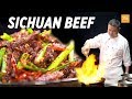 Daging sapi pedas yang menggugah selera, digoreng kering • Resep Sichuan • Pertunjukan Rasa