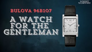 Bulova Tank 96B107 : Gentleman's  Watch !